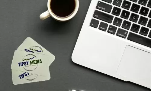 Stack of custom printed business cards