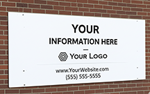 Durable Dibond Signs for outdoor and indoor use